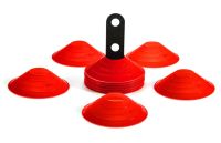Kužele Yakimasport Marker Cones Set 30P With Stand - red