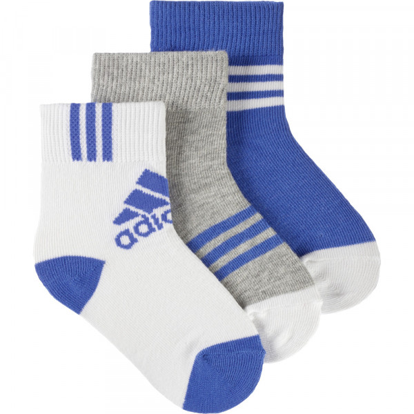  Adidas LK Ankle 3PP - 3 pary/blue/medium grey heather/white