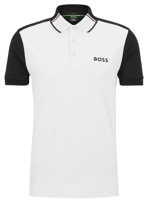 Men's Polo T-shirt BOSS x Matteo Berrettini Patteo MB 8 - white ...