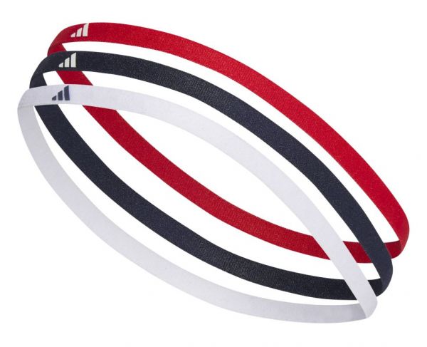 Opaska na głowę Adidas Hairband 3PP - legend ink/scarlet/ white