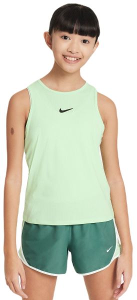 Girls' T-shirt Nike Girls Court Dri-Fit Victory Tank Top - vapor green/black