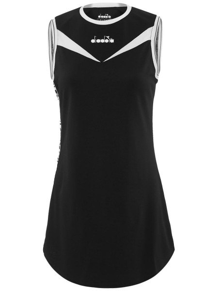 Damen Tenniskleid Diadora L. Dress Clay - black
