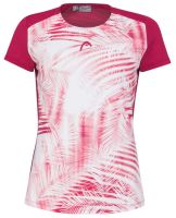 Women's T-shirt Head Tie-Break T-Shirt - mulberry/print vision