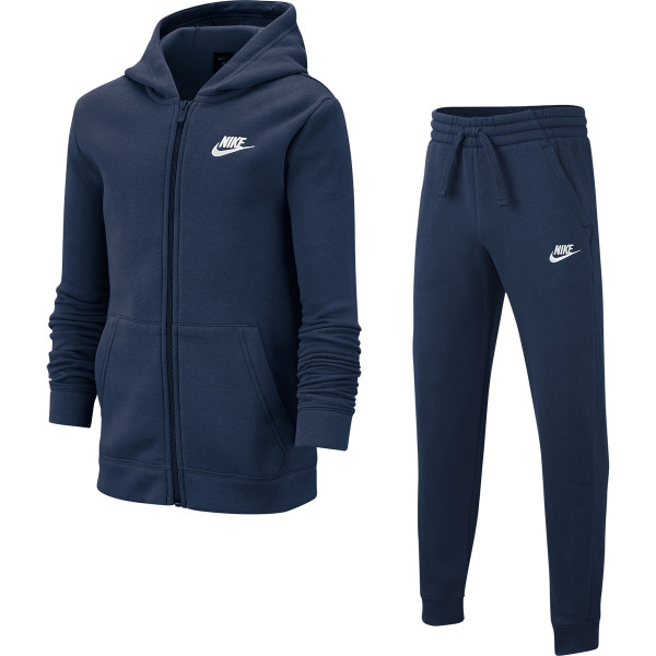 Dres młodzieżowy Nike Boys NSW Track Suit BF Core - midnight navy/midnight navy/white