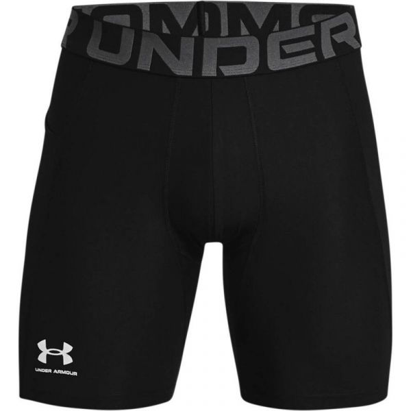 Pánske kompresné oblečenie Under Armour Men's HeatGear Armour Compression Shorts - black/white