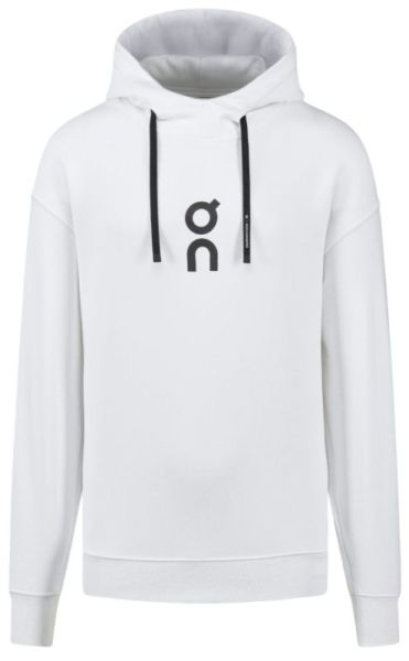 Herren Tennissweatshirt On Club Hoodie - Weiß