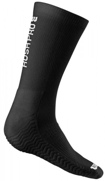 Calcetines de tenis  Wilson Men's Rush Pro Crew Sock 1P - black/white