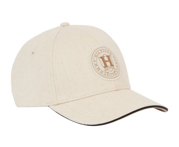 Teniso kepurė Tommy Hilfiger Premium Casual Cap Man - ivory
