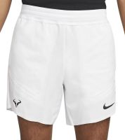 Pantaloncini da tennis da uomo Nike Court Dri-Fit Advantage Short 7in Rafa - white/white/black