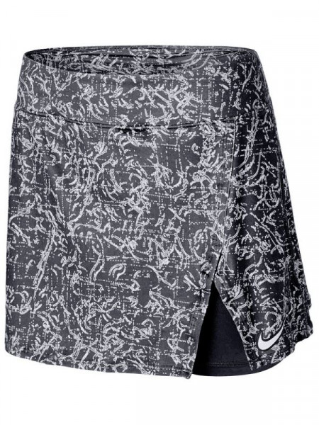 Naiste tenniseseelik Nike Court Victory Skirt STR Printed W - black/white