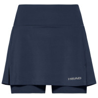 Ženska teniska suknja Head Club Basic Skort Long W - dark blue