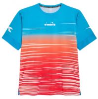 Herren Tennis-T-Shirt Diadora SS T-Shirt Icon - laguna twilight