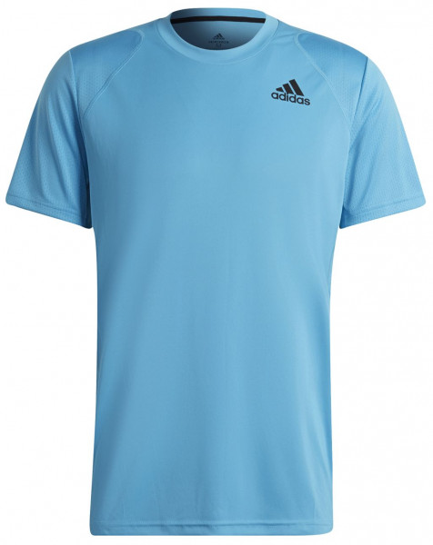 Herren Tennis-T-Shirt Adidas Club Tee - Blau, Schwarz