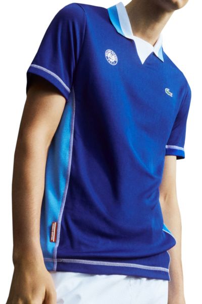  Lacoste Roland Garros Men's Polo Shirt - blue