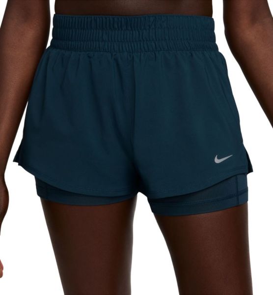 Női tenisz rövidnadrág Nike Dri-Fit One 2-in-1 Shorts - Kék