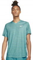 Tricouri bărbați Nike Court Dri-Fit Victory Top Print M - riftblue/white