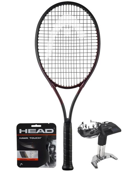 Racchetta Tennis Head Prestige MP L + corda + servizio di racchetta