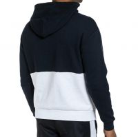 Muška sportski pulover Sergio Tacchini Aloe Hoodie - black/white Muška sportski pulover Sergio Tacchini Aloe Hoodie - black/white