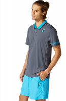 Tenisa polo krekls vīriešiem Asics Padel M Polo Shirt - carrier grey