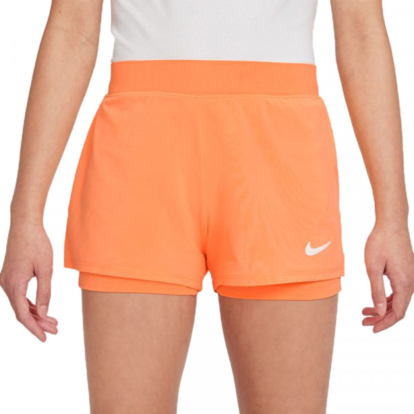 Spodenki dziewczęce Nike Court Dri-Fit Victory Short G - peach cream/white