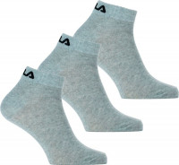 Κάλτσες Fila Quarter Plain Socks 3P - grey