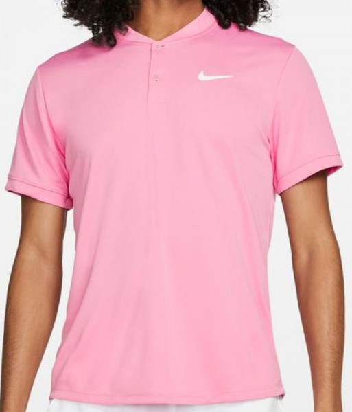  Nike Court Dri-Fit Polo Blade - elemental pink/white