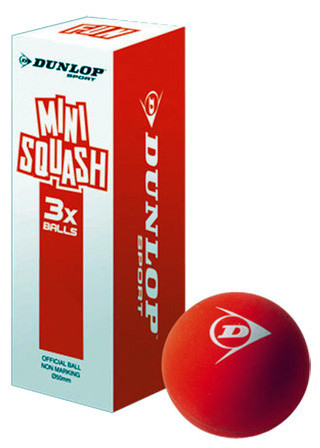 Pelotas de squash Dunlop Mini Fun - 3B
