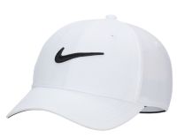 Gorra de tenis  Nike Dri-Fit Club Structured Swoosh Cap - white/black
