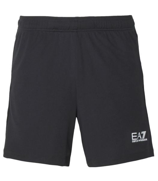 Herren Tennisshorts EA7 Man Woven - Schwarz