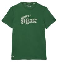 Pánske tričko Lacoste Ultra Dry Pique Tennis T-Shirt - Zelený