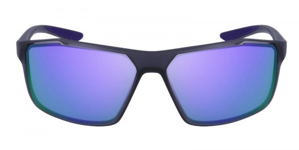 Lunettes de tennis Nike Windstorm M - matte gridiron/psychic purple grey/violet mirror