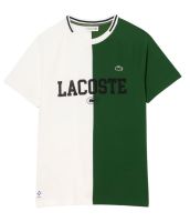 T-shirt pour hommes Lacoste Sport x Daniil Medvedev Ultra-Dry Tennis T-Shirt - white/green