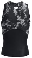 Herren Tennis-T-Shirt Under Armour HeatGear IsoChill Printed Tank - Schwarz Herren Tennis-T-Shirt Under Armour HeatGear IsoChill Printed Tank - Schwarz