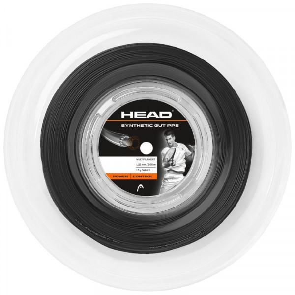 Tennis String Head Synthetic Gut PPS (200 m) - black