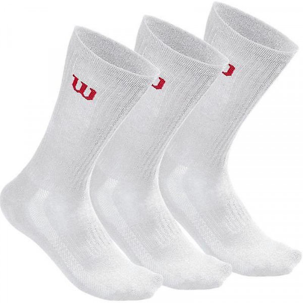 Чорапи Wilson Men's Crew Sock 3P - white