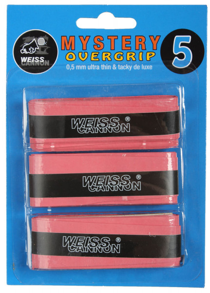  Weiss Cannon Mystery Overgrip 5 3P - red