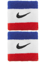 Potítko Nike Swoosh Wristbands - habanero red/black