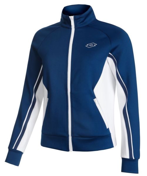 Damen Tennissweatshirt Lotto Squadra W III Jacket - blue