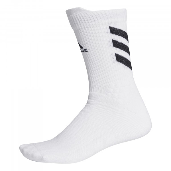  Adidas Alphaskin Crew Socks - 1 para/white/black/black
