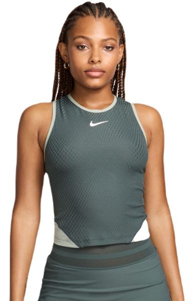 Top de tenis para mujer Nike Court Slam Dri-Fit - Verde