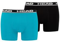 Sportinės trumpikės vyrams Head Men's Boxer 2P - sky blue/black combo