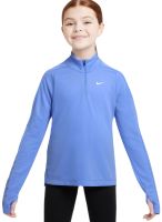 Κορίτσι Μπλουζάκι Nike Kids Dri-Fit Long Sleeve 1/2 Zip - Μπλε