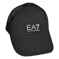 Kapa za tenis EA7 Man Woven Baseball Hat - ebony/white Kapa za tenis EA7 Man Woven Baseball Hat - ebony/white