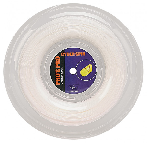 Tennis String Pro's Pro Cyber Spin (200 m) - white