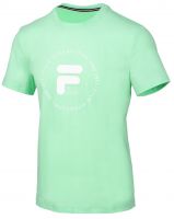 Herren Tennis-T-Shirt Fila T-Shirt Lasse - green ash
