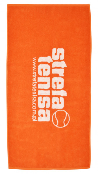Toalla de tenis Strefa Tenisa Towel Logo - orange/white