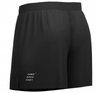 Férfi tenisz rövidnadrág Compressport Performance Short - black Férfi tenisz rövidnadrág Compressport Performance Short - black
