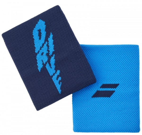 Muñequera de tenis Babolat Logo Jumbo Wristband - drive blue