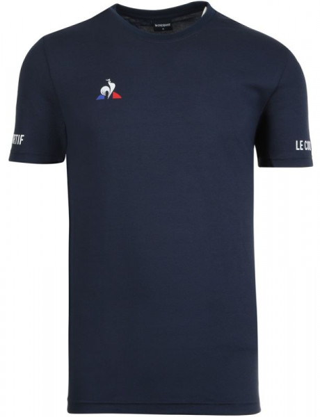 Men's T-shirt Le Coq Sportif Tennis Tee SS No.3 M - dress blues