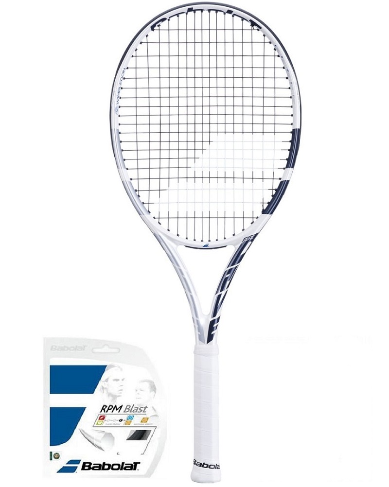 Racchetta Tennis Babolat Pure Drive Wimbledon corda Tennis Zone Negozio di tennis